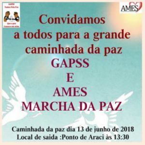 caminhada da paz